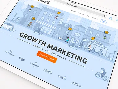 Marketing Website Illustration