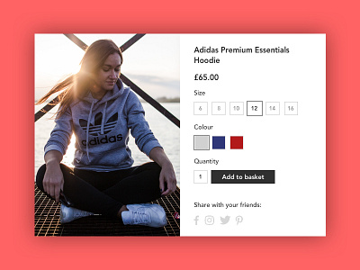 Daily UI challenge #0012 — E-Commerce Shop dailyui e commerce e commerce shop shop ui