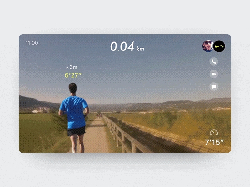 Example of AR Run Concept