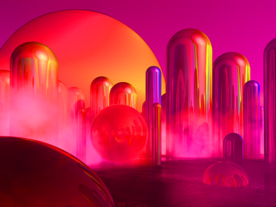 Future.exe 3d bubble c4d color future geometry sphere texture water