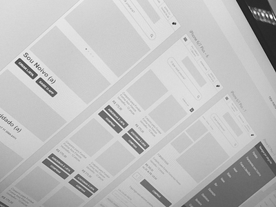Presentes Mickey adobe xd ui wireframe