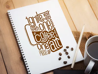 Coffee & Art art artist coffee coffee and art designer energy illustration lettering life of an artist rapidgems rapidgemsstudio typography