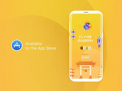 Flying Mummpi - App Store appstore digital flat game illustration redesign