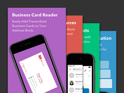 App Store Screenshots address book app store screenshots contacts