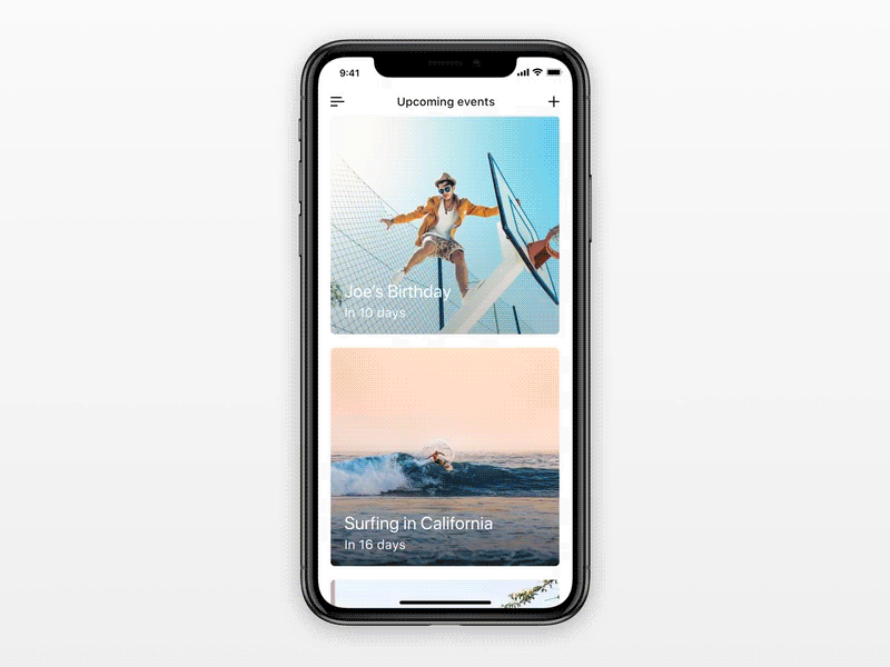 Days for iPhone X apple days event countdown events gif interactions ios 11 iphone x
