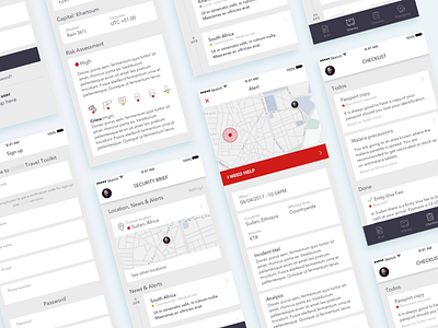 Risk Management/Assessment app app design location mobile risk assessment risk management sketch ui ux