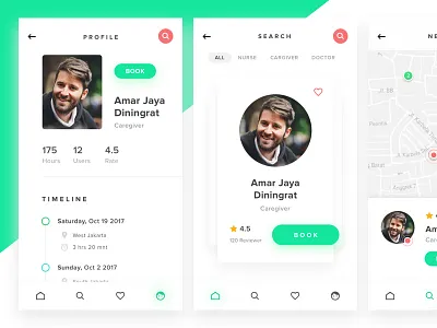 Homecare - Medical and Health Service android apps clean doctor green homecare ios medical mobile nurse