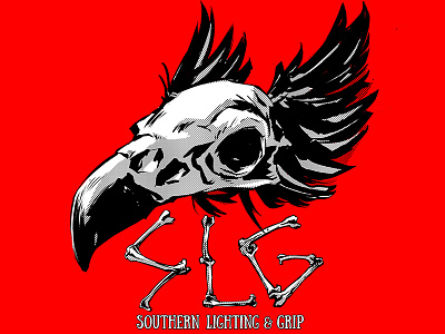 Southern Lighting and Grip t-shirt design black and white cartoonist comics design graphic design halftone illustration t shirt design