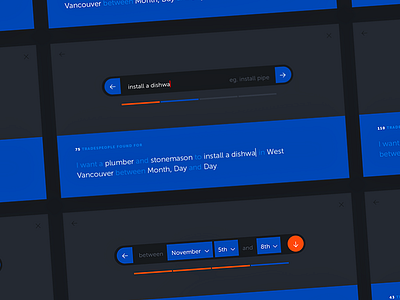 Create Request Forms clean dark forms kalman magyari minimal request steps ui wizard