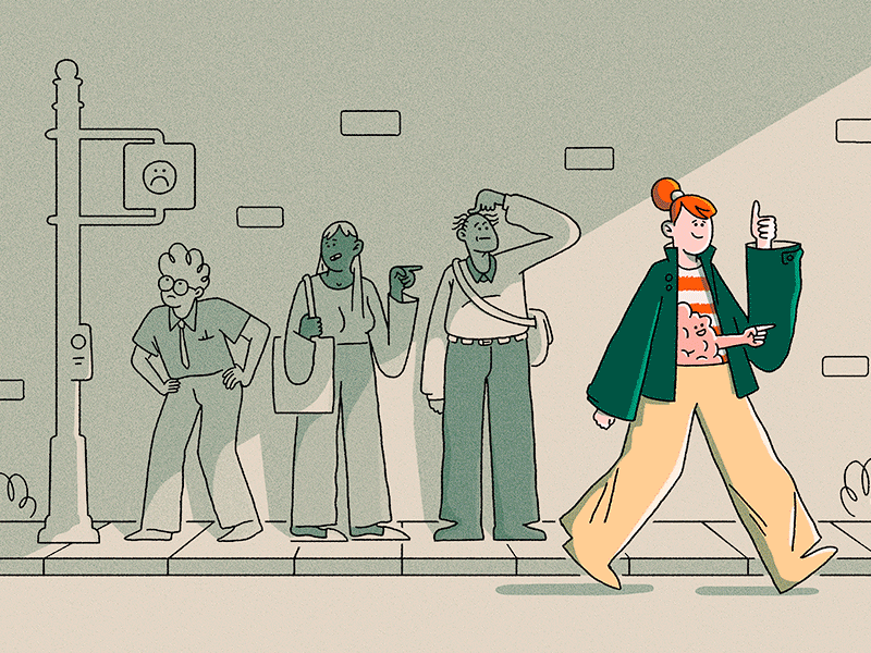 Dropbox Blog: Trust your gut crossing street dropbox gut instincts krang