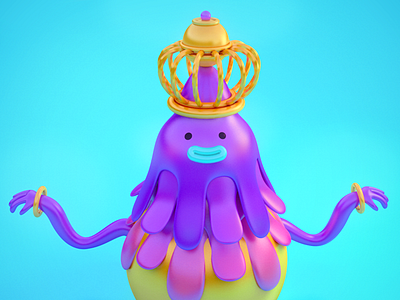 Royal 3d character comp design quick