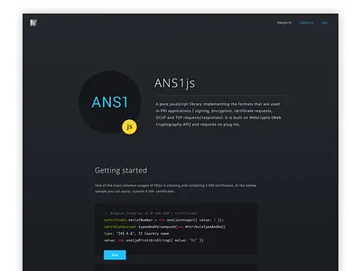 Project page clean code corporate dark data desktop digital icon icons modern project web