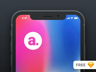 iphone X allurive apple clay device ios iphone iphonex minimal mobile mockup