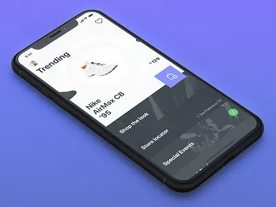 Shop Exploration app app design interaction design iphone iphone x ui ux