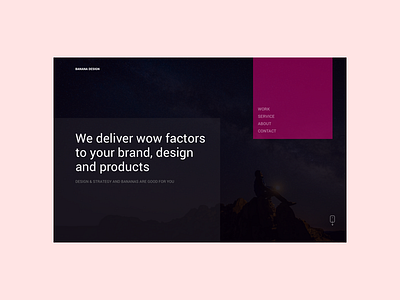 Hero section design dailyUI day 3 agency daily dailyui hero landing page section ui
