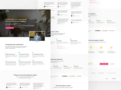 Landing page for landlords (long version) button cta form hero homepage input landing page photo title ui web