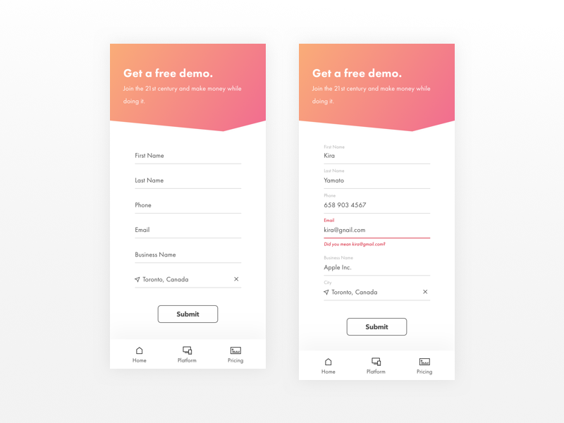 Mobile Form UX Rules by Isabella Brenner for Ohme on Dribbble