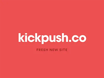 live agency app branding colour kickpush portfolio red ui ux vr website