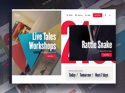 live.org.uk landing newcastle rebrand redesign theatre website