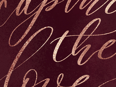 Wedding Hashtag Sign | Hand Lettered Digital Calligraphy calligraphy digital gold hand lettering hashtag lettering red script sign type typography wedding