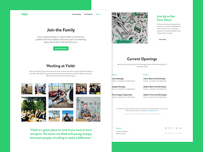 Careers at Yieldr benefits careers core values family instagram jobs work yieldr