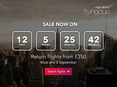 Daily UI challenge #014 — Countdown timer countdown countdown timer dailyui sale timer ui