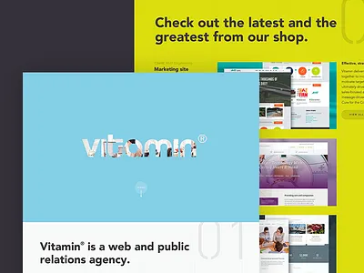 Killed Homepage Concept 3 agency agency site blue cutting room floor homepage killed orange ui ux web design website