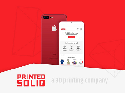 Printed Solid - WIP responsive ui web design