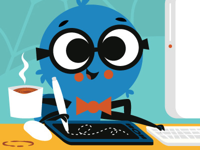 Little Spider Creator businesscard cute kidlit kidlitart kidlitartist selfpromo spider vector