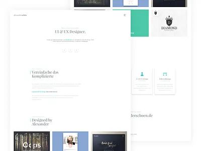 Personal Portfolio WIP design interface personal portfolio sketch ui ux web webdesign website wip