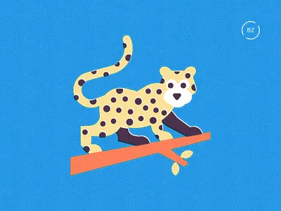 Been There - Belize animal branch cat cheetah flat guepard infographic jaguar layout map travel vintage