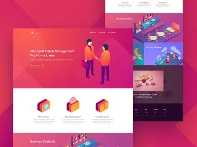 Creative Agency Website - Concept 3d illustration agency colorful creative design gradient landing page minimal ui ux web website