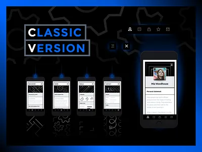 CV - Classic Version app career colourful crazy custom cv fresh icons ios login signup vivid