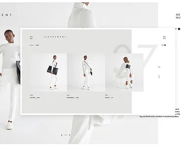 Tote_3 fashion ladning page minimal product page tote