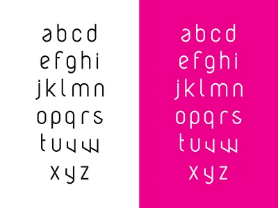 Custom type done over the weekend font geometric modern typography