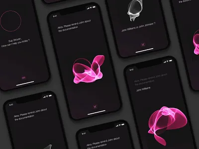 Personal Assistant after effects animation assistant ios11 iphone x iphonex particles personal