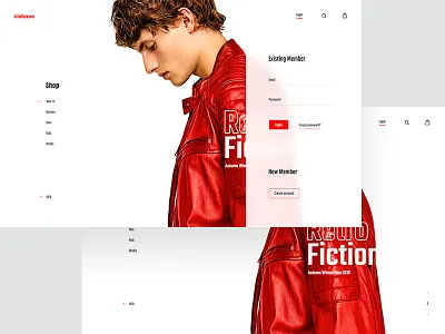E-commerce Login UI app design ecommerce login malaysia popup ui ux web website