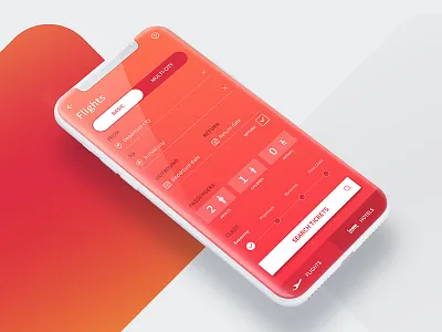 Flights App flight search flights app flyfar app iphone x iphone x app design mobile app design search ticket