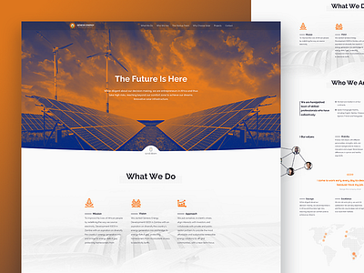 Genesis Energy Development development website energy genesis landing page ui ux