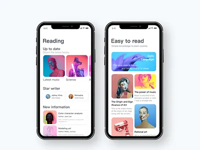 Read the application card iphonex listen page read