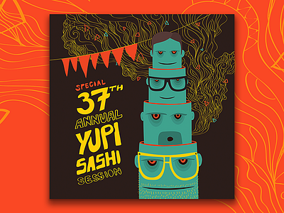 37th B—Day Poster birthday poster yupisashi
