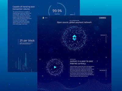 New Cryptocurrency Startup Website Design defi token web3 website