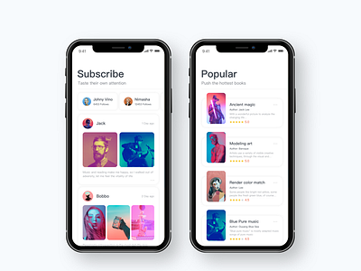 Read the application card iphonex listen page read
