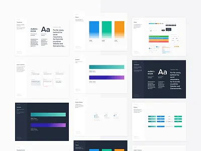 Branding Cards / from Symbols & Styleguides (Freebie) administration branding dashboard free freebie guide guidelines nested styleguide symbols template