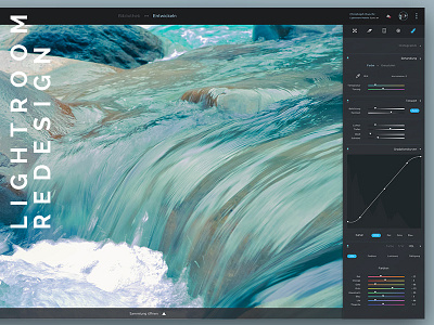 Lightroom Refresh adobe colors gradient lightroom photography photoshop program redesign refresh software ui