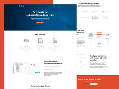 SlimPay Redesign devices payments ui ui design wireframe