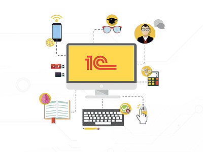 Design of the online store for 1С SOFTIKS design site design web design