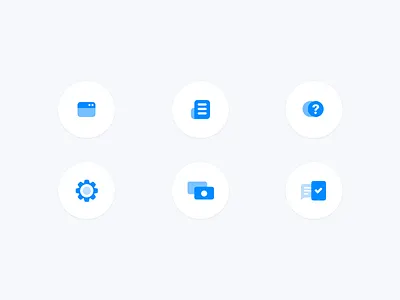 MonkeyLearn - Icons app blue clean design flat illustration interface minimal monkey