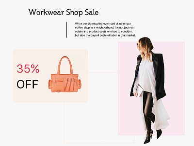 Website UI design clean fashion flat landing layout template ui ux web web design website
