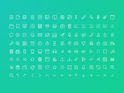 Line Icon Set (Free Download) icon icon set icons line line icon set line icons set